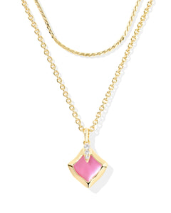 Joelle Azalea Illusion Multi Strand Gold Necklace