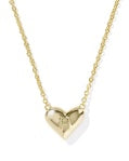 Load image into Gallery viewer, Heart Letter H Gold Short Pendant Necklace
