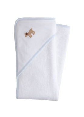 Little English Lab Hooded Towel