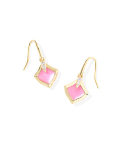 Joelle Azalea Illusion Small Drop Gold Earring