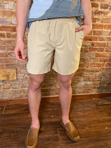 Southern Sleek Lined Khaki Dry Fit Simply Southern Shorts