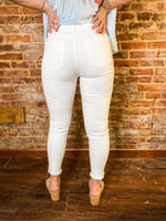 Load image into Gallery viewer, Walking Out High Rise Skinny Cropped White Kan Can Denim
