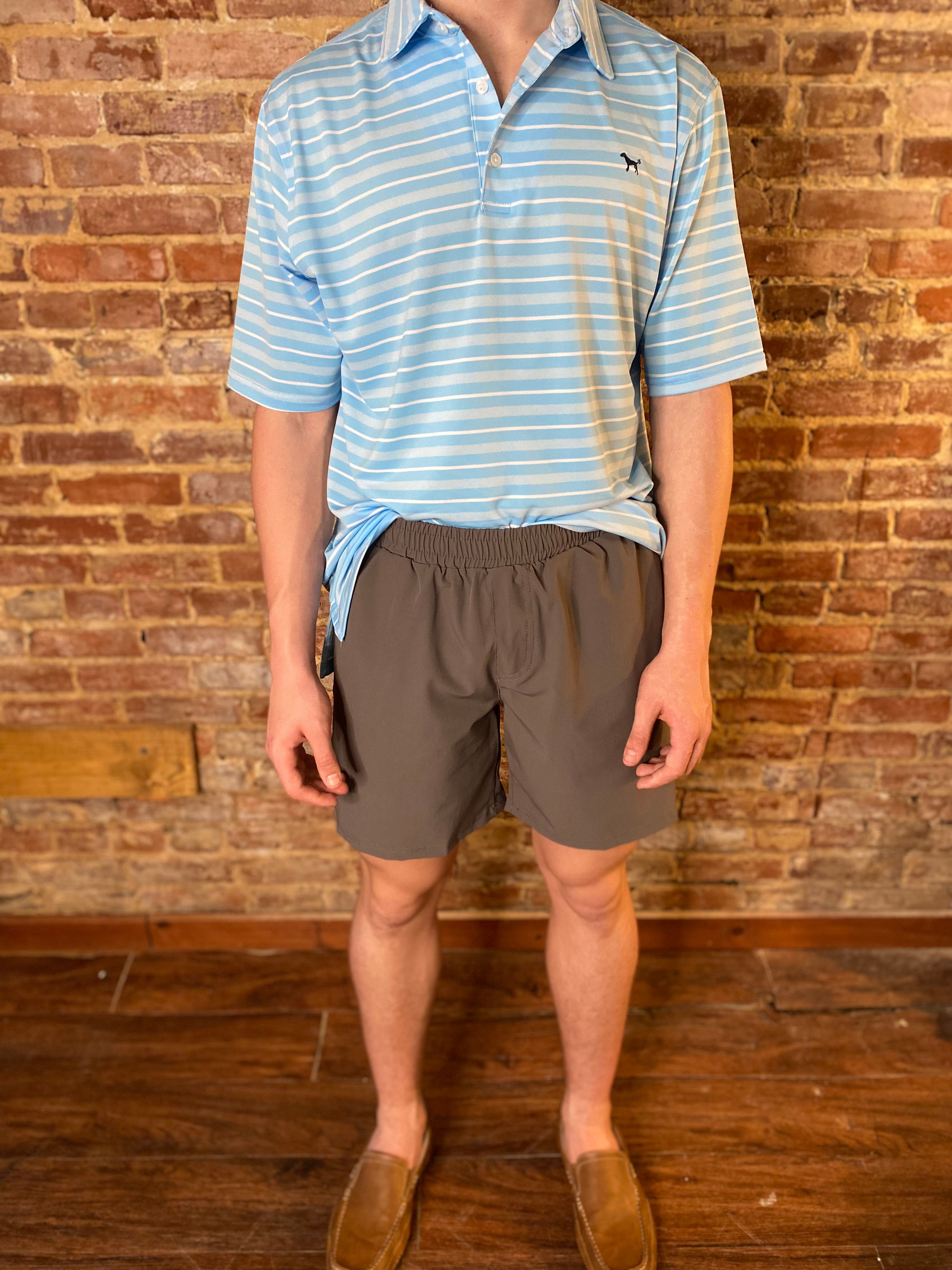 Southern Sleek Dry Fit Charcoal Gray Simply Southern Shorts