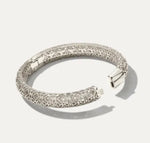 Load image into Gallery viewer, Abbie Silver Bangle Bracelet
