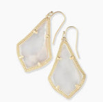 Load image into Gallery viewer, Alex Gold Drop Ivory Pearl Earrings
