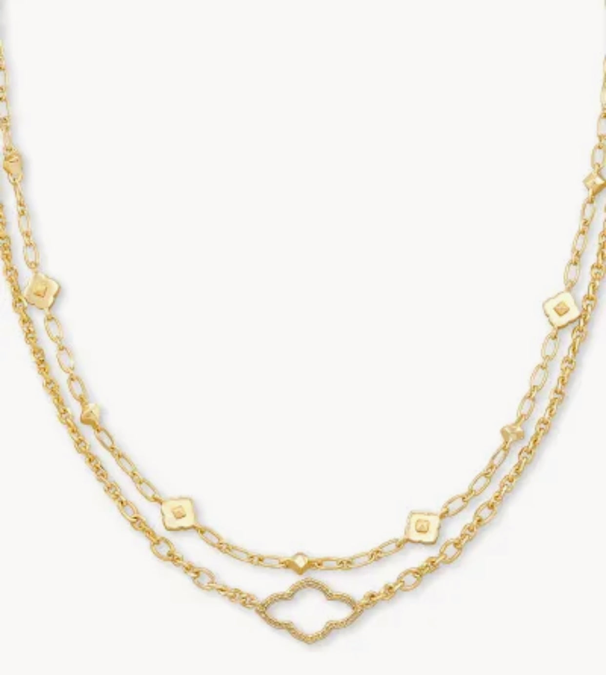 Abbie Multi Strand Gold Necklace