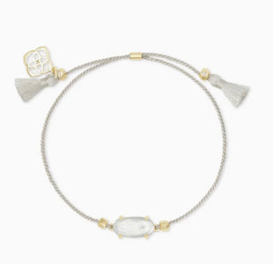 Everlyne Ivory Mother of Pearl Silver Friendship Bracelet