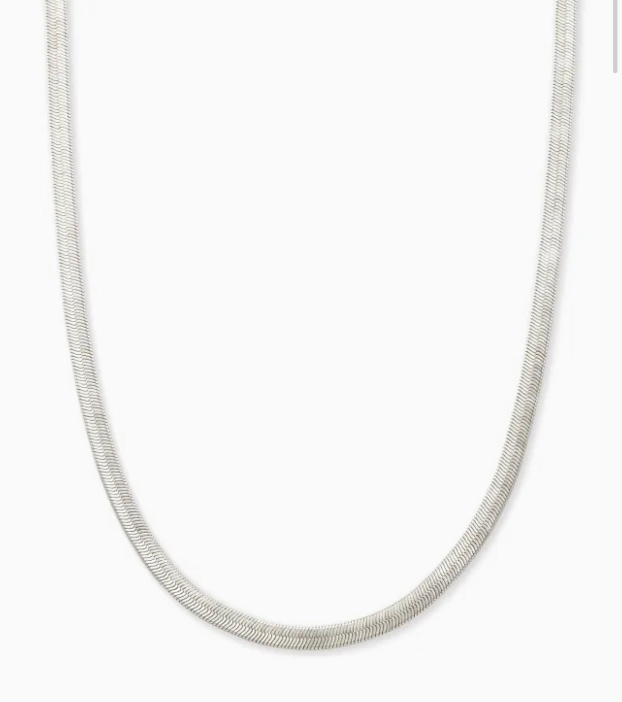 Kassie Silver Chain Necklace