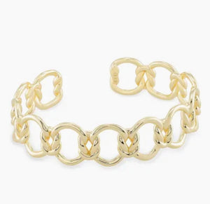 Fallyn Gold Cuff Bracelet