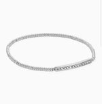 Load image into Gallery viewer, Addison Silver Stretch Bracelet

