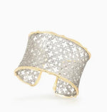 Load image into Gallery viewer, Candice Gold &amp; Silver Mix Cuff Bracelet
