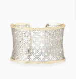 Load image into Gallery viewer, Candice Gold &amp; Silver Mix Cuff Bracelet
